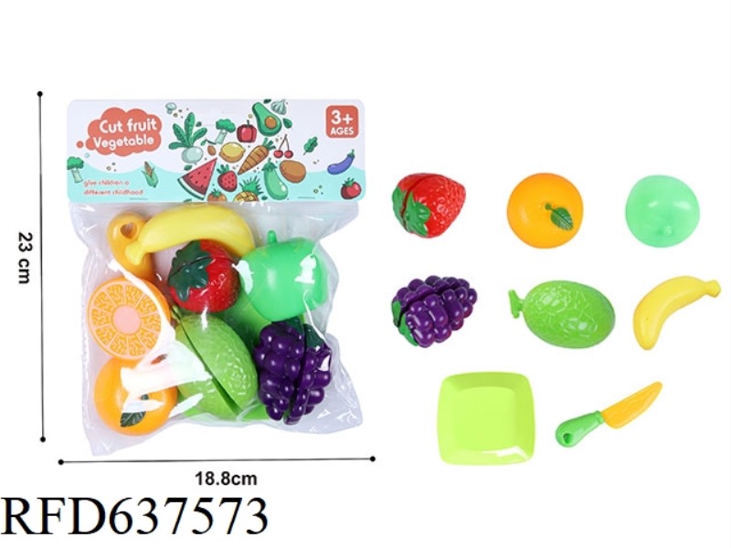 PLAY HOME FRUIT 8-PIECE SET