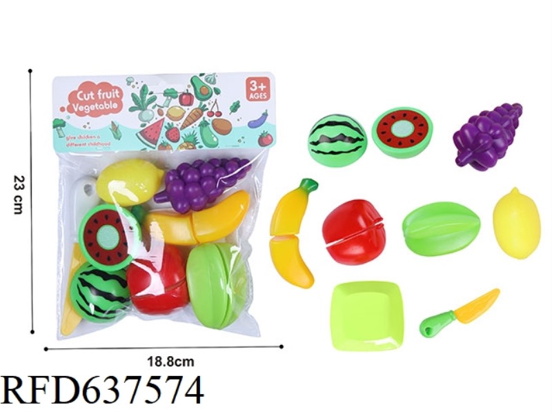 PLAY HOME FRUIT 8-PIECE SET