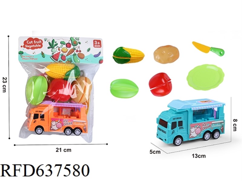 PLAY HOUSE FRUIT AND VEGETABLE CART