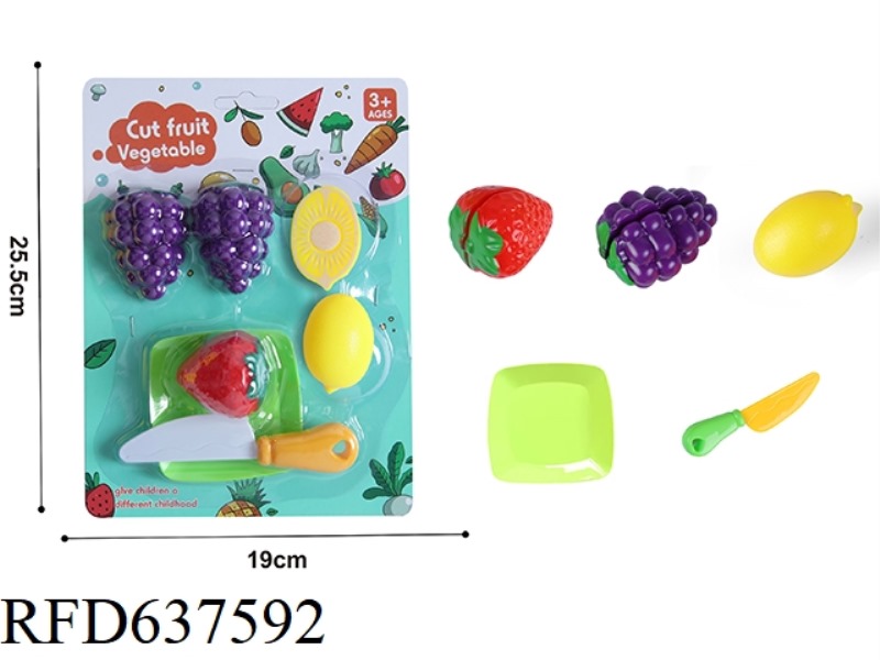 YOU CAN CUT FRUIT WHEN YOU'RE PLAYING HOUSE