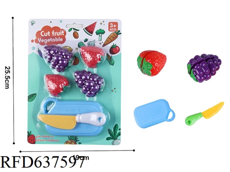 YOU CAN CUT FRUIT WHEN YOU'RE PLAYING HOUSE