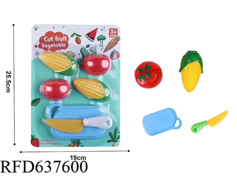 YOU CAN CUT VEGETABLES WHEN YOU PLAY HOUSE