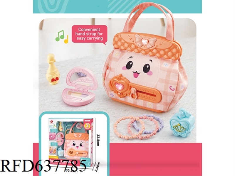 PLAY HOUSE LITTLE PRINCESS PUZZLE HANDBAG - WITH LIGHT AND SOUND - ORANGE