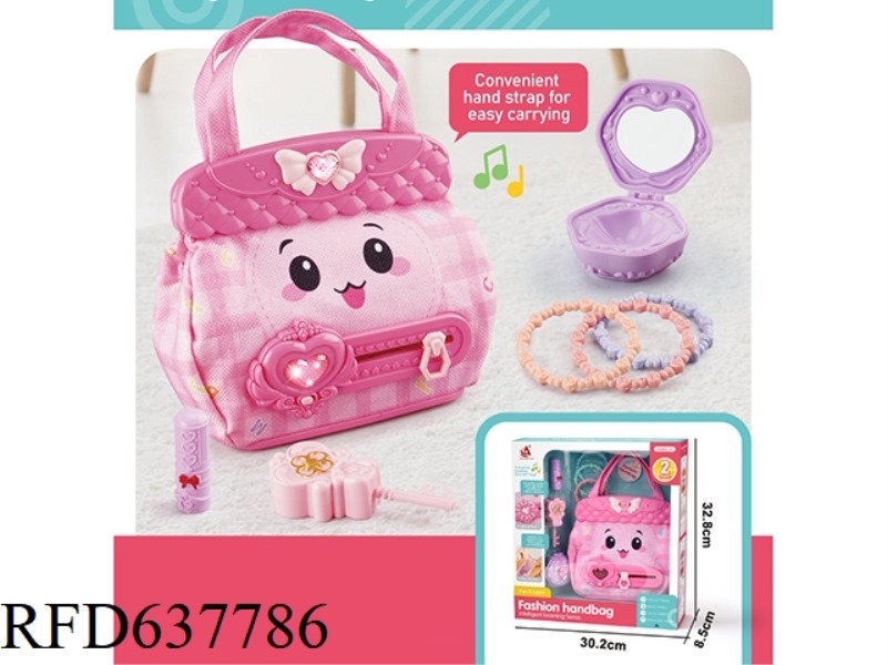 PLAY HOUSE LITTLE PRINCESS PUZZLE HANDBAG - WITH LIGHT AND SOUND - PINK
