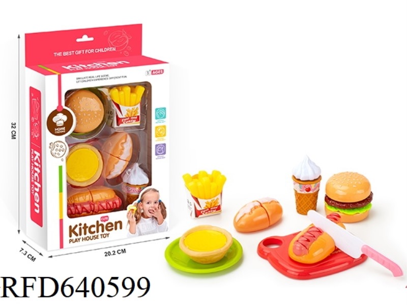 FAKE BURGER FAST FOOD CHEZ LE