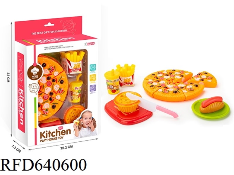 SIMULATED PIZZA FAST FOOD CHACARA