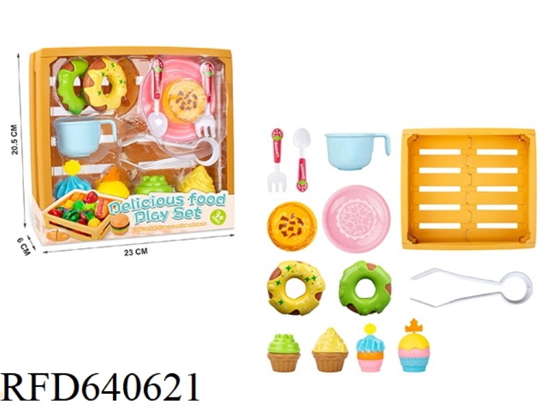 DELICIOUS AFTERNOON TEA ORGANIZER BASKET