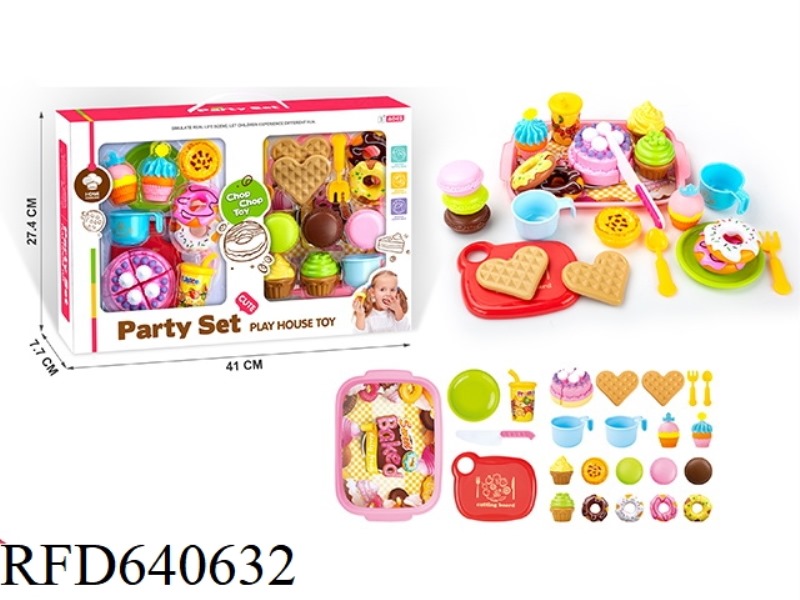 HAPPY AFTERNOON TEA PARTY 24-PIECE SET