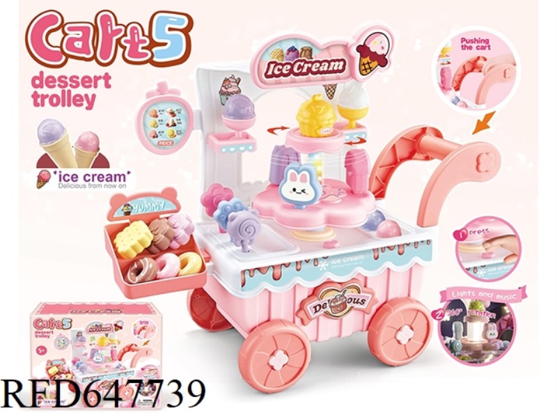 TOY ICE CREAM TRUCK RED