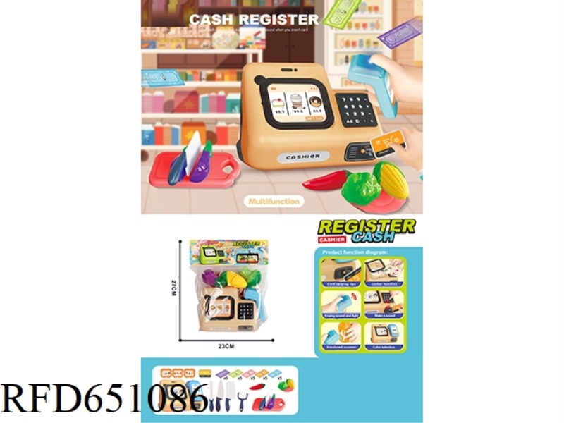 CASH REGISTER FRUIT AND VEGETABLE SERIES SET