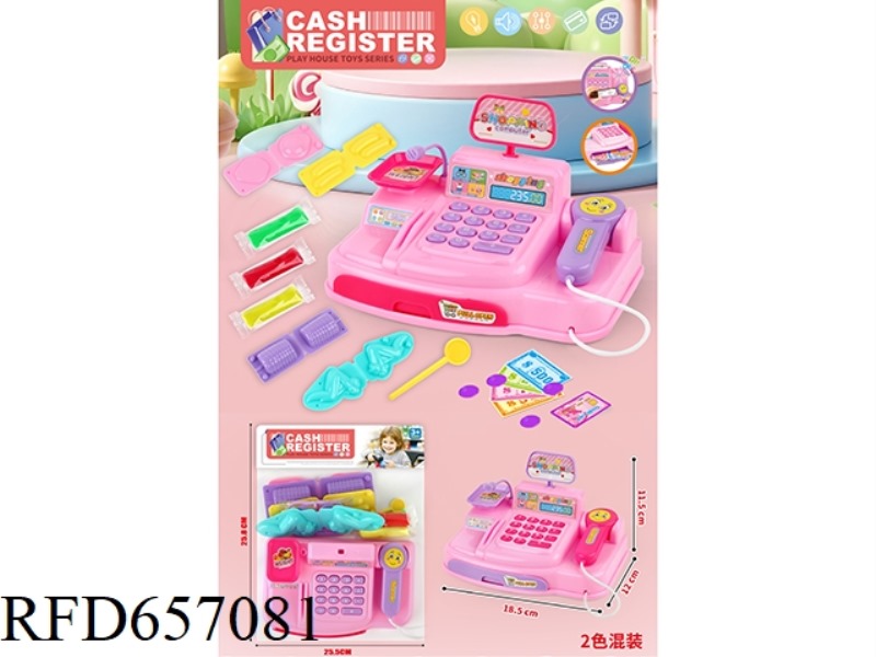 LIGHT MUSIC CASH REGISTER+COLOR MUD SET
