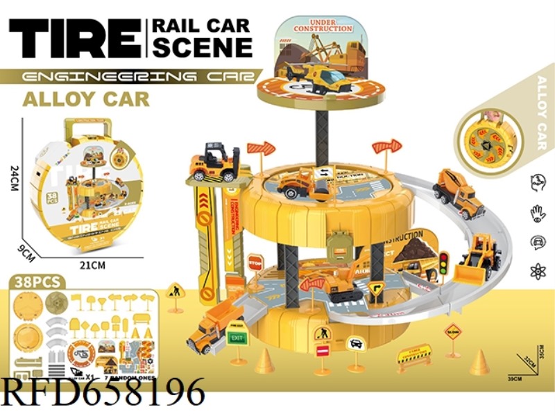 WHEEL STORAGE ALLOY ENGINEERING PARKING HANDBAG (38PCS)