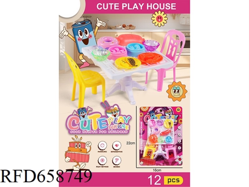 TABLEWARE, TABLE AND CHAIR SET