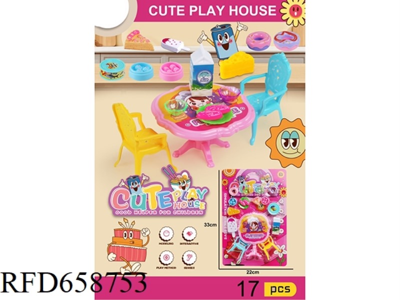 TABLEWARE, TABLE AND CHAIR SET
