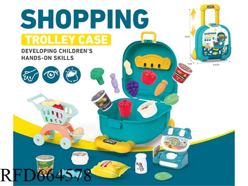 SHOPPING AND PLAYHOUSE TROLLEY CASE