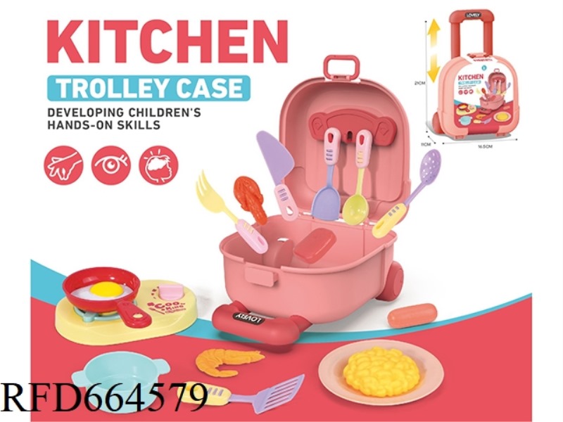 COOKING AND PLAYING HOUSE TROLLEY CASE