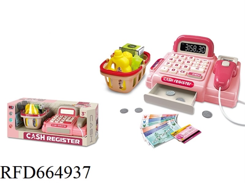 CASH REGISTER+SHOPPING BASKET