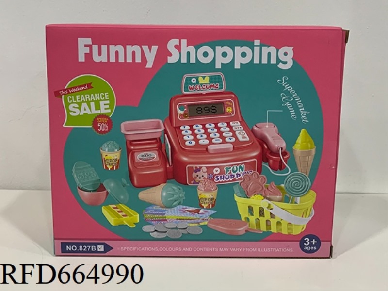 CASH REGISTER+ICE CREAM+ACCESSORIES