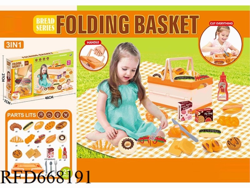 BREAD PICNIC BASKET PLAYING HOUSE