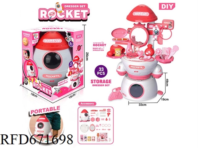 DRESSING TABLE ROCKET HOUSE SET