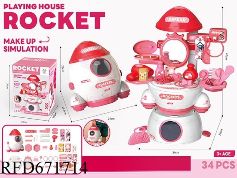 DRESSING TABLE ROCKET HOUSE SET