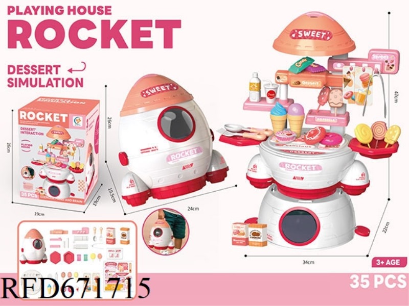 DESSERT ROCKET HOUSE SET