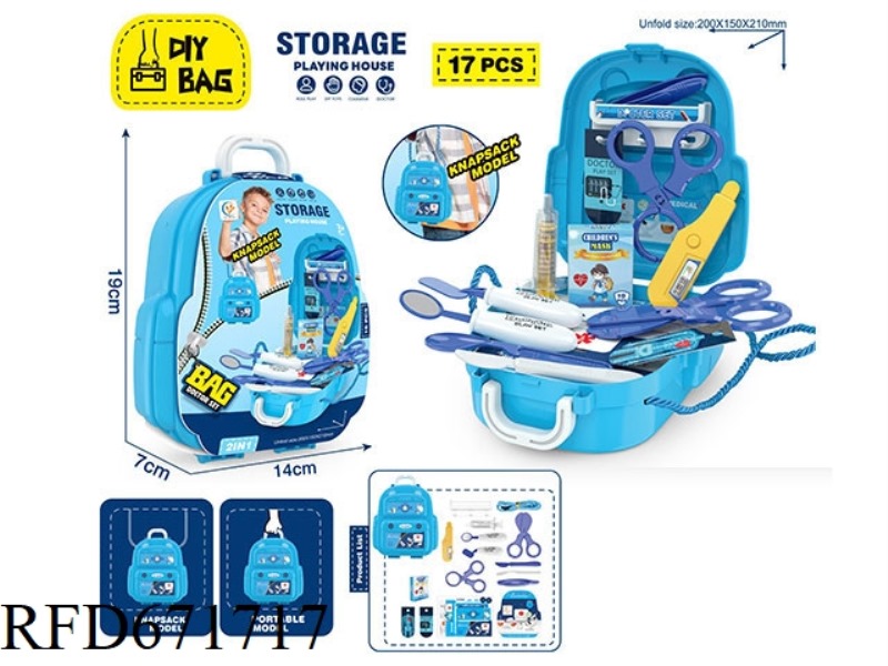 LITTLE BACKPACK DOCTOR'S FAMILY SET