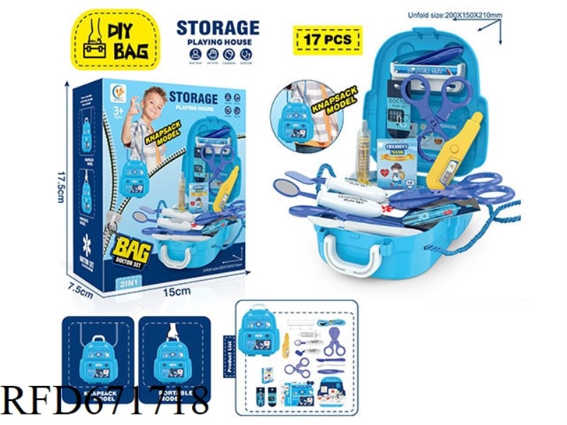 LITTLE BACKPACK DOCTOR'S FAMILY SET