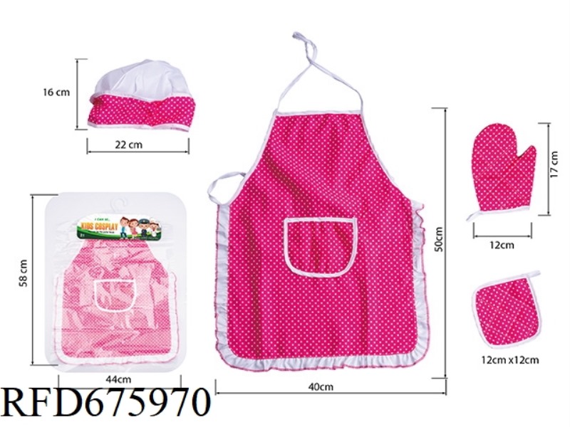 ROLE-PLAY CHILDREN'S CHEF APRON