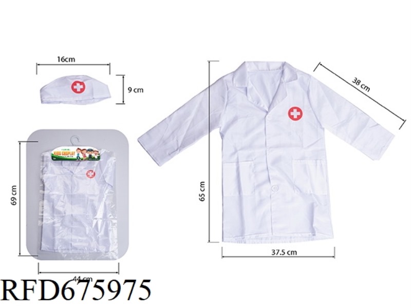 ROLE-PLAYING CHILDREN'S DOCTOR'S UNIFORM