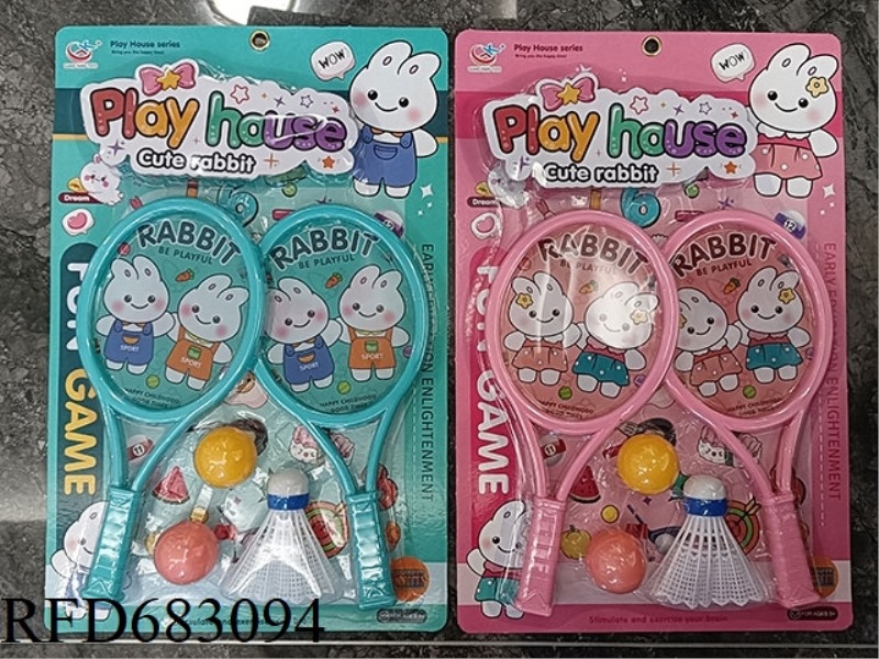 CUTE RABBIT RACKET SET