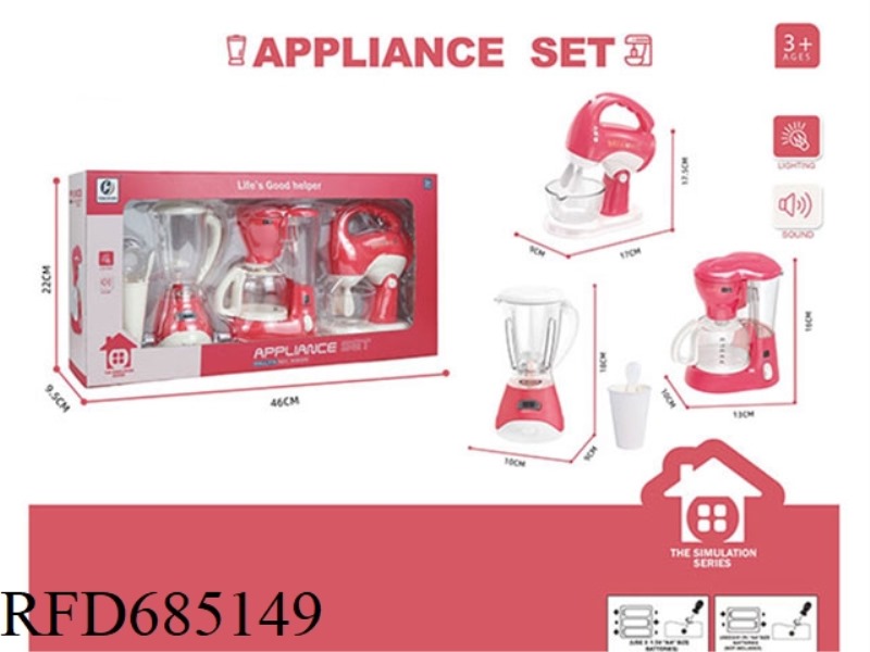 LARGE JUICER + LARGE COFFEE MACHINE + LARGE BLENDER
