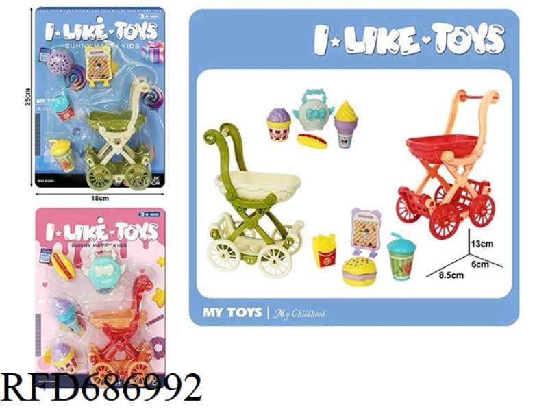 CANDY SHOPPING CART - HOUSE PLAY TOYS