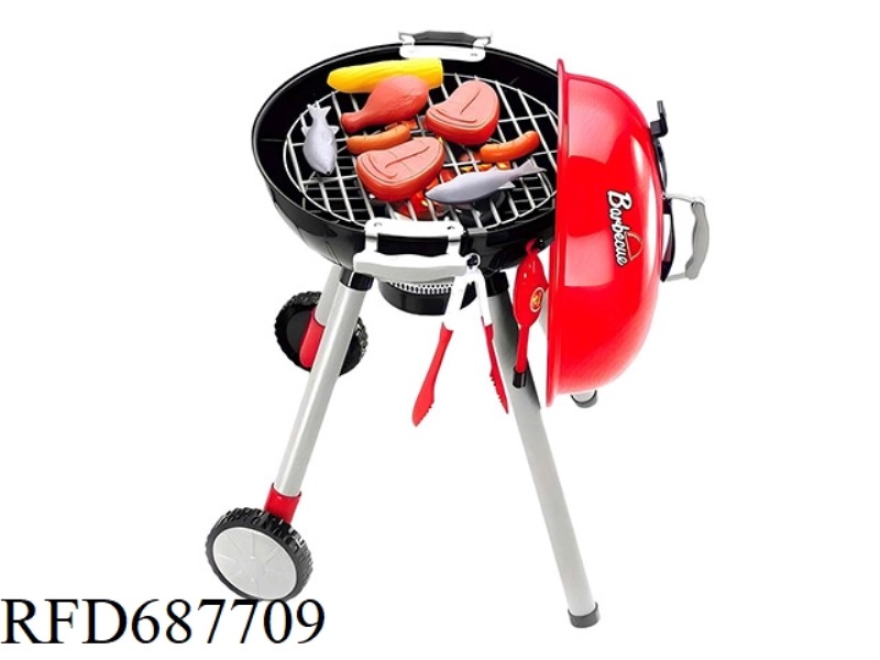 BBQ BARBECUE GRILL SET FOR PLAYING HOUSE