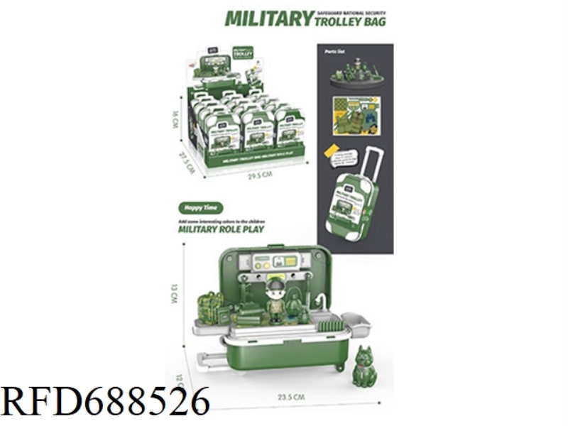 MILITARY TRAVEL SUITCASE
