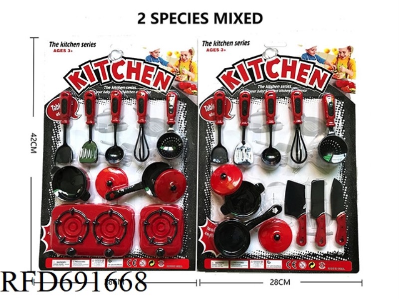 IMITATION REAL-COLOR CARTOON TABLEWARE (2 TYPES MIXED)
