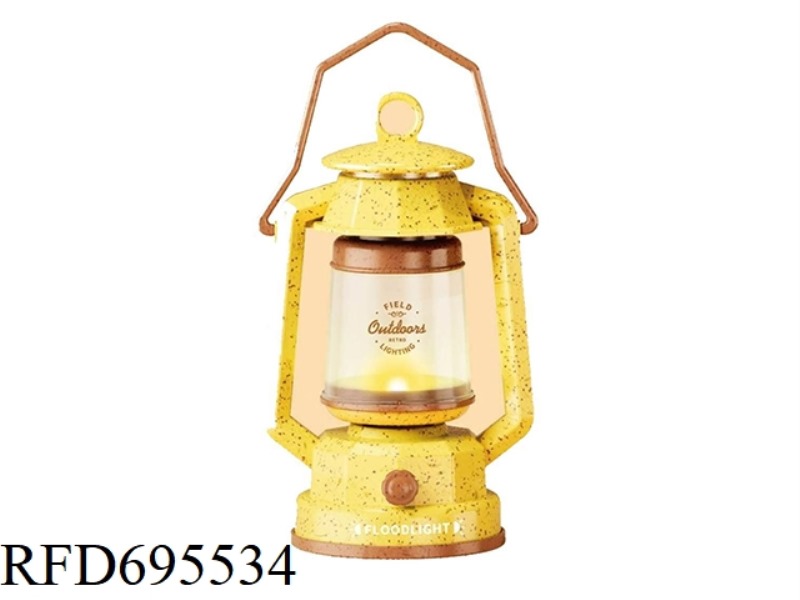 WHEAT STRAW OUTDOOR CAMPING LAMP