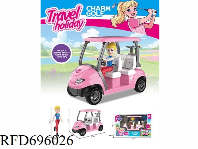 PLAYING HOUSE GOLF CART