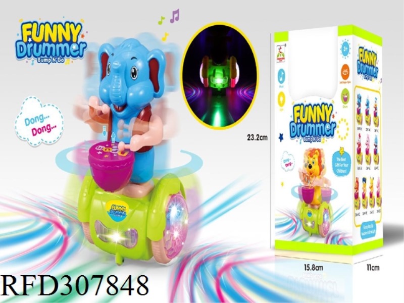 B/O SWING DRUM WITH 3D LIGHT