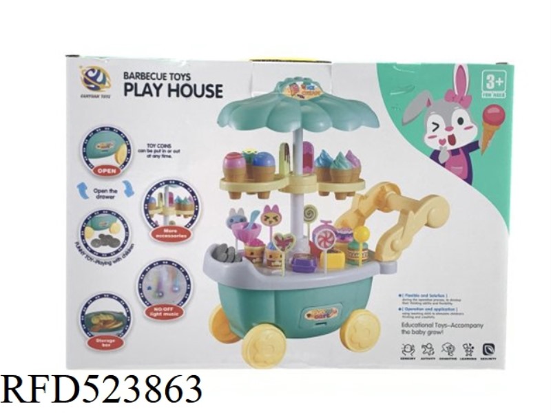 ICE CREAM TRUCK (LIGHT AND MUSIC 3 GRAINS AA WITHOUT ELECTRICITY)