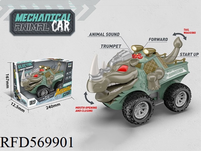 ELECTRIC MECHANICAL RHINO CAR