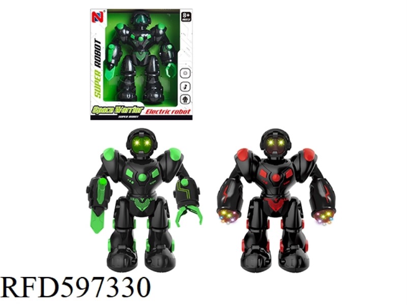 SPACE WARRIOR ELECTRIC ROBOT/ELECTRIC UNIVERSAL WALKING/LIGHTING/MUSIC