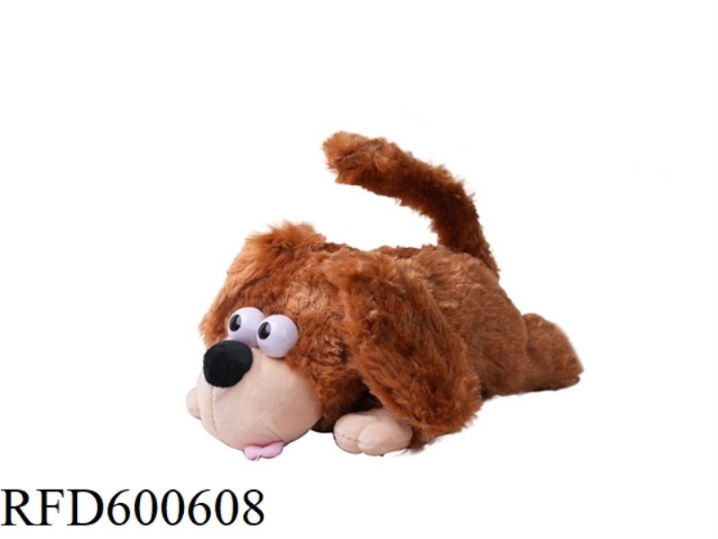 ELECTRIC PLUSH SIMULATION TUMBLING DOG WITH DOG BARKING (VOICE CONTROL, INDUCTION) DOES NOT INCLUDE