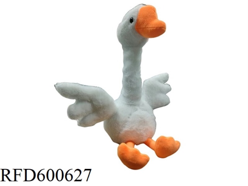 INTERNET CELEBRITY ELECTRIC RECORDING MUSIC LIGHTING DOLL BIG WHITE GOOSE REPEAT CACTUS SERIES RECHA