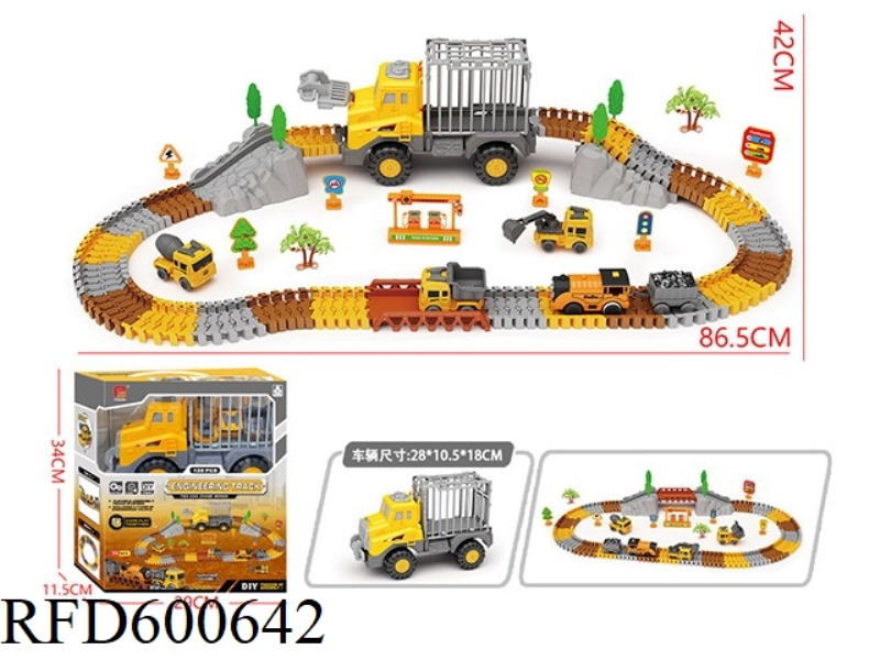 CONFIGURATION OF 5 CARS FOR ELECTRIC ASSEMBLY ENGINEERING RAIL CARS