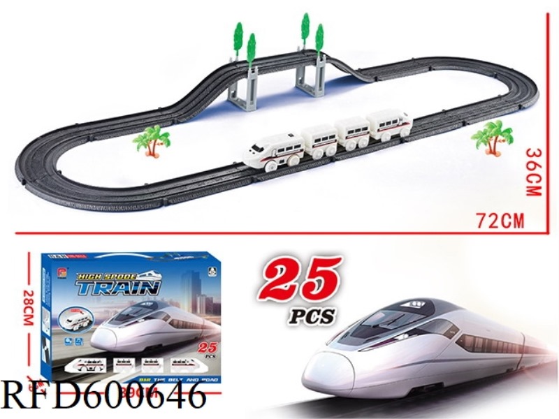 BELT AND ROAD INITIATIVE 25PCS OF ELECTRIC HARMONY RAIL CAR