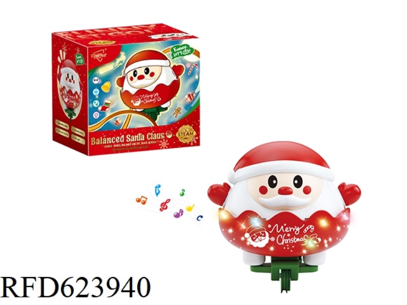 TRACK SOUND & LIGHT SERIES PUZZLE BALANCE - SANTA CLAUS (1 PACK TRACK + HOSE)
