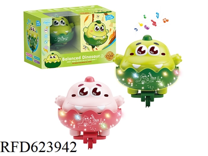 TRACK ACOUSTO-LIGHT SERIES PUZZLE BALANCE - DINOSAUR (2 TRACKS + HOSE)
