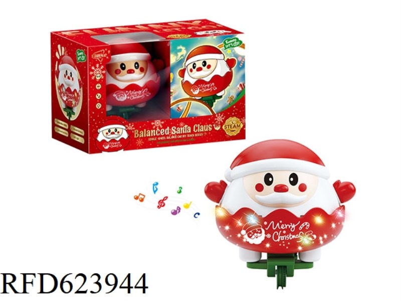 TRACK SOUND & LIGHT SERIES PUZZLE BALANCE - SANTA CLAUS (2 TRACKS + HOSE)