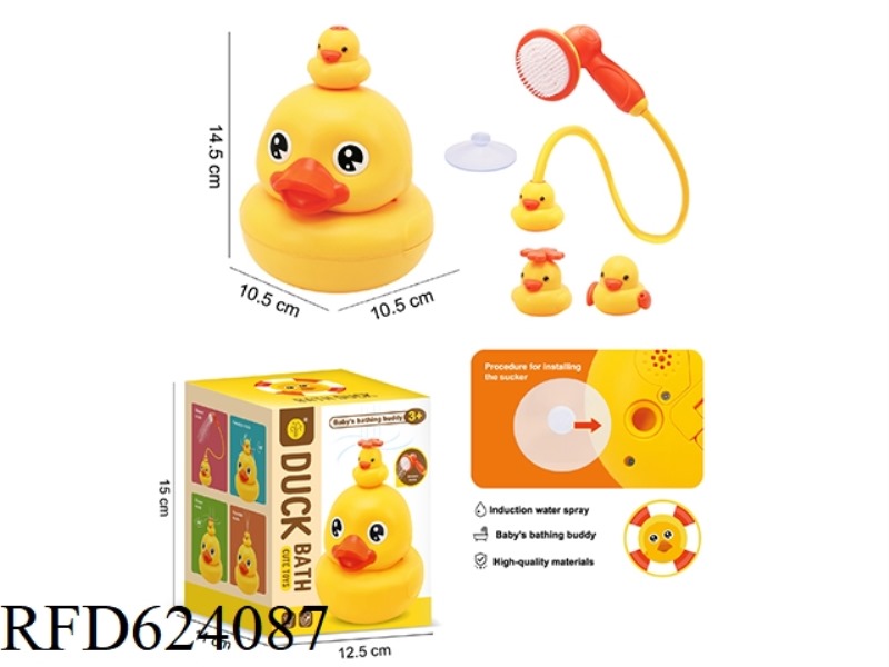 ELECTRIC SPLASHING DUCK WITH SHOWER